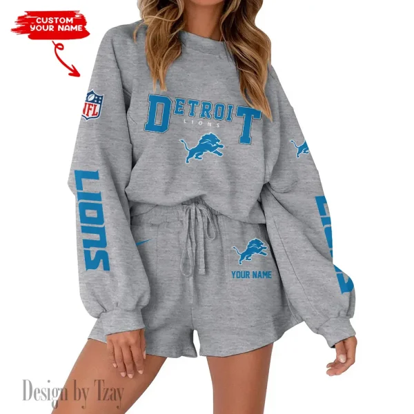 Detroit Lions Fashionable Casual Women's Sweatsuit New 2025 SPTW2POSS011 - Image 4