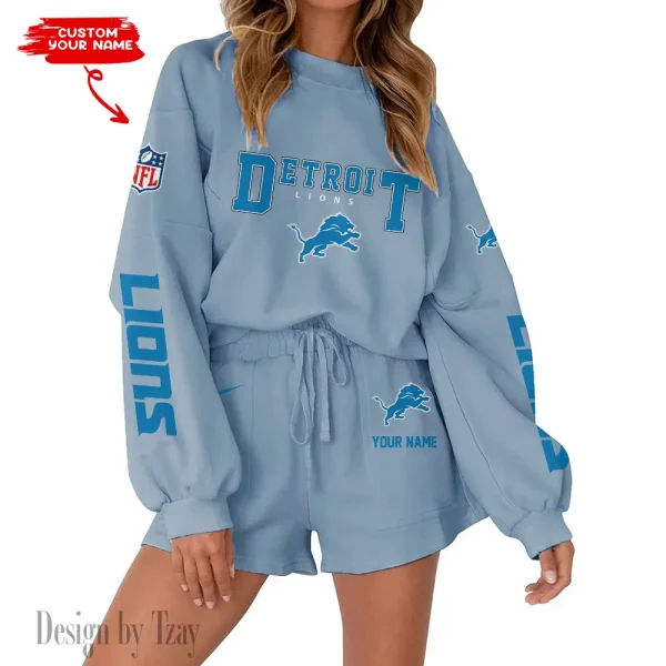 Detroit Lions Fashionable Casual Women's Sweatsuit New 2025 SPTW2POSS011 - Image 5
