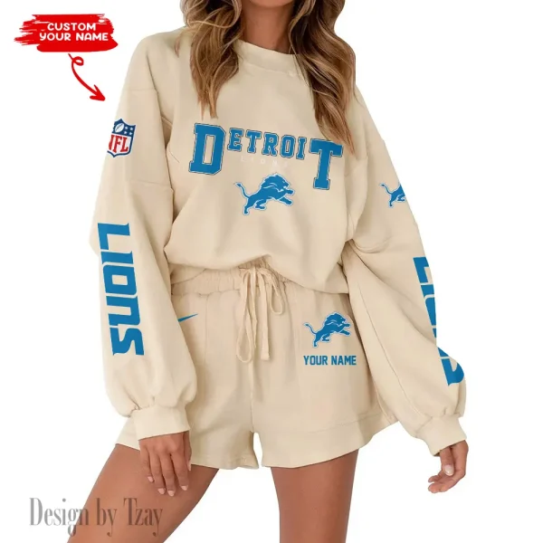 Detroit Lions Fashionable Casual Women's Sweatsuit New 2025 SPTW2POSS011 - Image 6