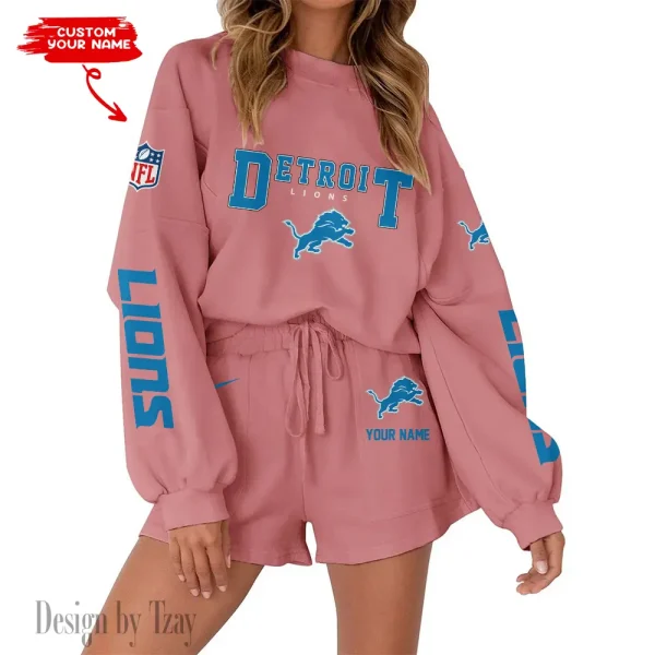 Detroit Lions Fashionable Casual Women's Sweatsuit New 2025 SPTW2POSS011 - Image 7