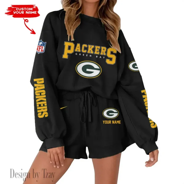 Green Bay Packers Fashionable Casual Women's Sweatsuit New 2025 SPTW2POSS012