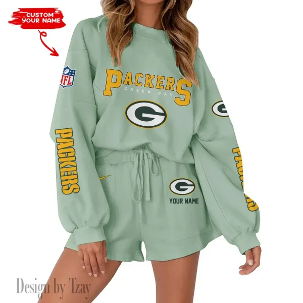 Green Bay Packers Fashionable Casual Women's Sweatsuit New 2025 SPTW2POSS012 - Image 6