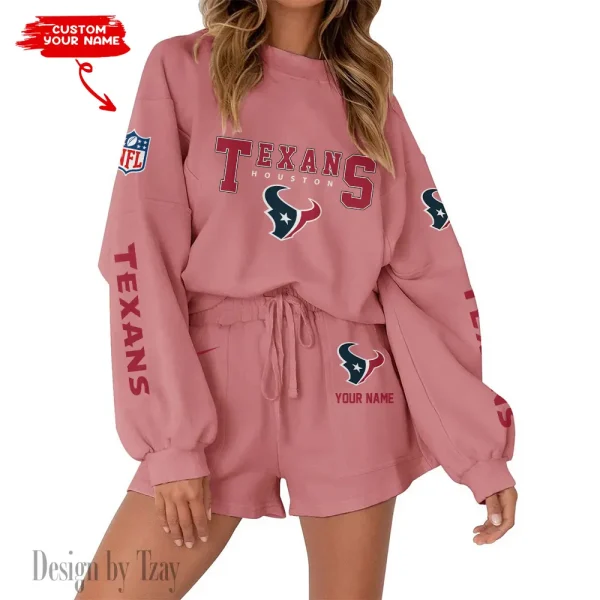 Houston Texans Fashionable Casual Women's Sweatsuit New 2025 SPTW2POSS013 - Image 7