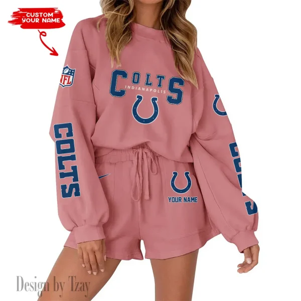 Indianapolis Colts Fashionable Casual Women's Sweatsuit New 2025 SPTW2POSS014 - Image 3