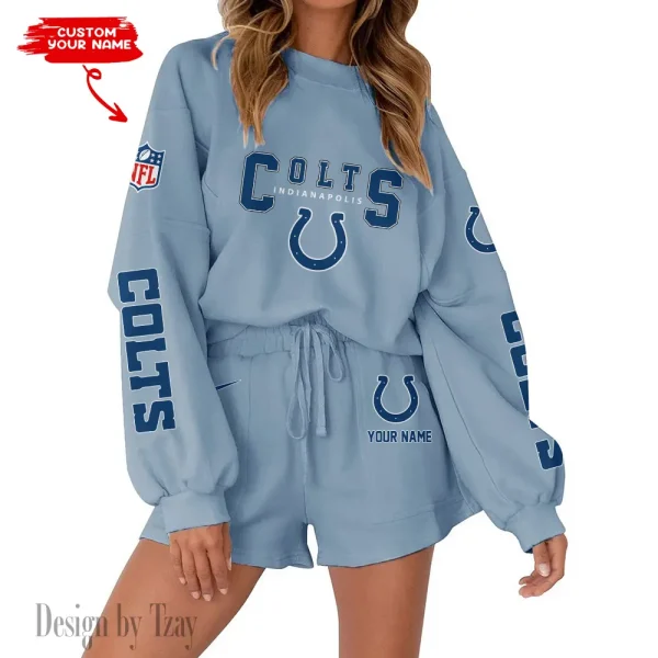 Indianapolis Colts Fashionable Casual Women's Sweatsuit New 2025 SPTW2POSS014