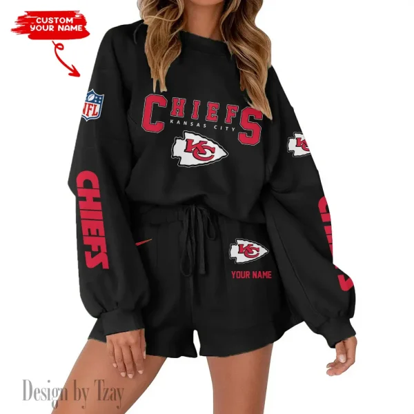 Kansas City Chiefs Fashionable Casual Women's Sweatsuit New 2025 SPTW2POSS016 - Image 2