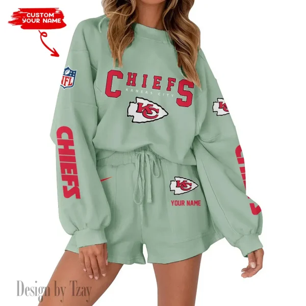 Kansas City Chiefs Fashionable Casual Women's Sweatsuit New 2025 SPTW2POSS016 - Image 6