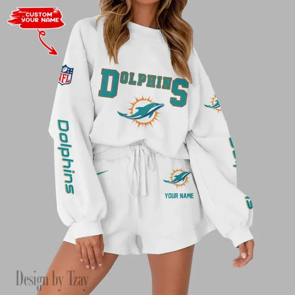 Miami Dolphins Fashionable Casual Women's Sweatsuit New 2025 SPTW2POSS020 - Image 6