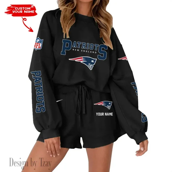 New England Patriots Fashionable Casual Women's Sweatsuit New 2025 SPTW2POSS022 - Image 2