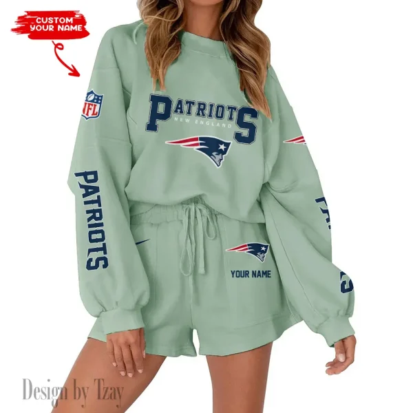 New England Patriots Fashionable Casual Women's Sweatsuit New 2025 SPTW2POSS022 - Image 3