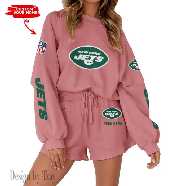 New York Jets Fashionable Casual Women's Sweatsuit New 2025 SPTW2POSS025 - Image 3