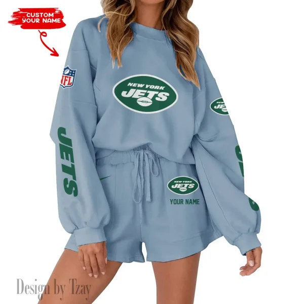 New York Jets Fashionable Casual Women's Sweatsuit New 2025 SPTW2POSS025 - Image 5