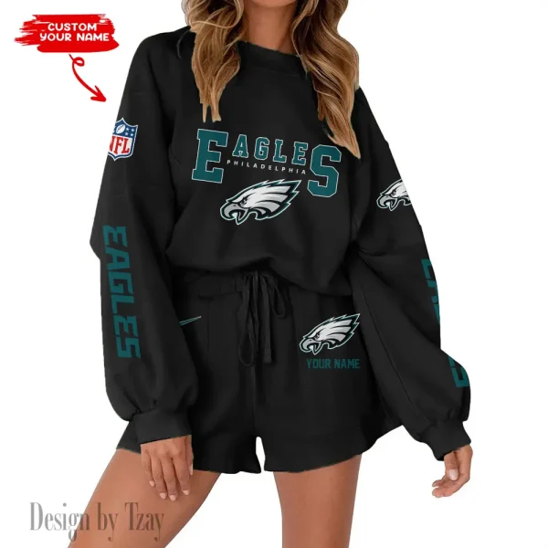 Philadelphia Eagles Fashionable Casual Women's Sweatsuit New 2025 SPTW2POSS026 - Image 2