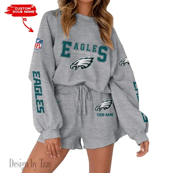 Philadelphia Eagles Fashionable Casual Women's Sweatsuit New 2025 SPTW2POSS026 - Image 5