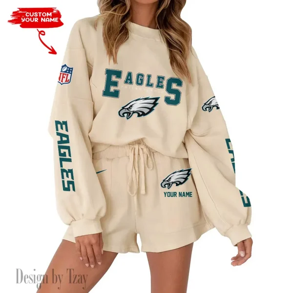 Philadelphia Eagles Fashionable Casual Women's Sweatsuit New 2025 SPTW2POSS026 - Image 6