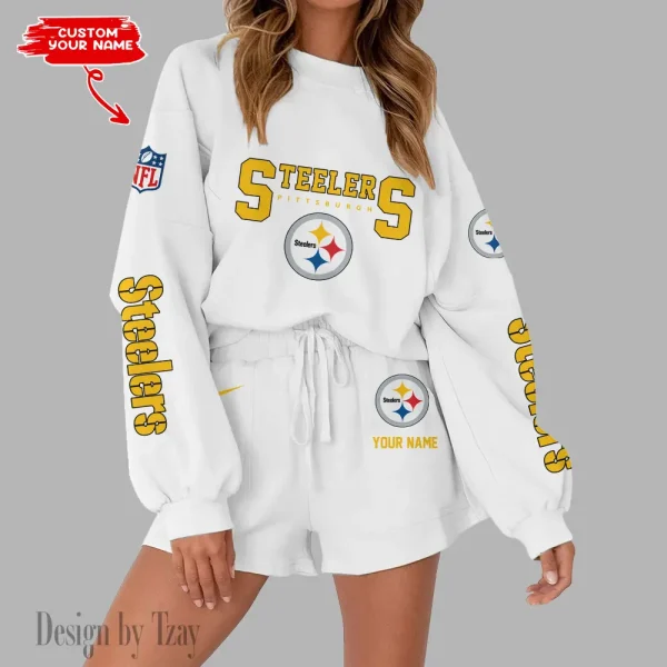 Pittsburgh Steelers Fashionable Casual Women's Sweatsuit New 2025 SPTW2POSS027 - Image 3