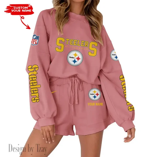 Pittsburgh Steelers Fashionable Casual Women's Sweatsuit New 2025 SPTW2POSS027 - Image 4
