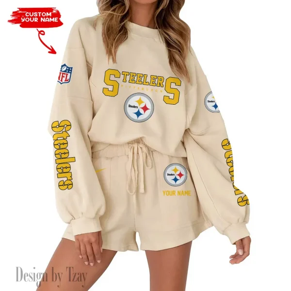 Pittsburgh Steelers Fashionable Casual Women's Sweatsuit New 2025 SPTW2POSS027