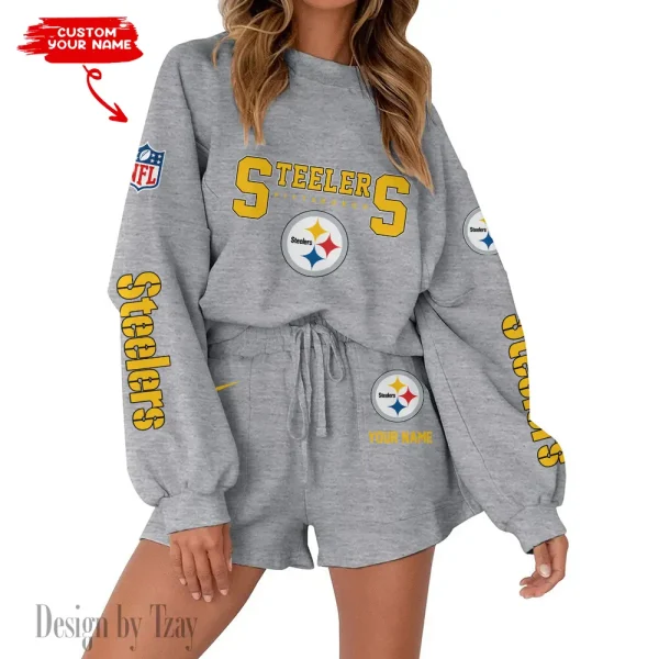 Pittsburgh Steelers Fashionable Casual Women's Sweatsuit New 2025 SPTW2POSS027 - Image 6