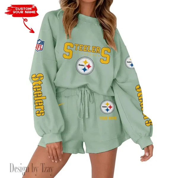 Pittsburgh Steelers Fashionable Casual Women's Sweatsuit New 2025 SPTW2POSS027 - Image 7