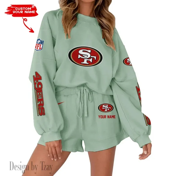 San Francisco 49ers Fashionable Casual Women's Sweatsuit New 2025 SPTW2POSS028 - Image 4
