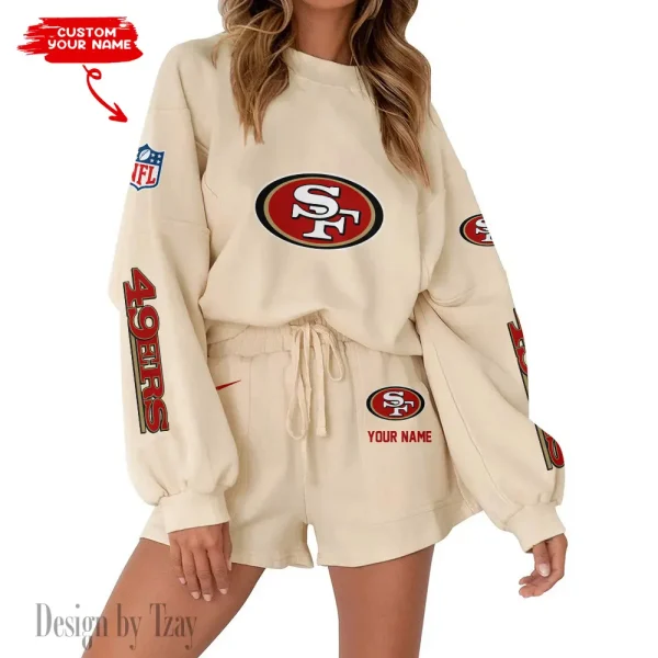 San Francisco 49ers Fashionable Casual Women's Sweatsuit New 2025 SPTW2POSS028 - Image 7