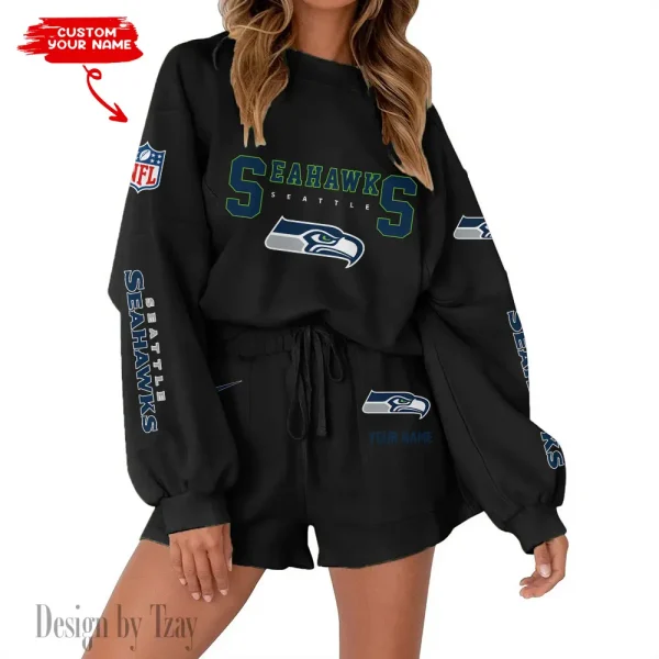 Seattle Seahawks Fashionable Casual Women's Sweatsuit New 2025 SPTW2POSS029 - Image 2