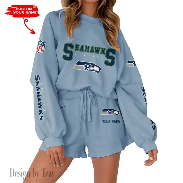 Seattle Seahawks Fashionable Casual Women's Sweatsuit New 2025 SPTW2POSS029 - Image 5