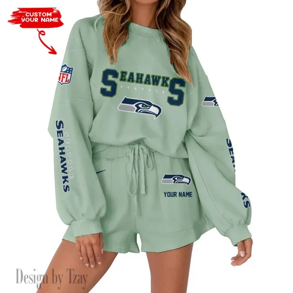 Seattle Seahawks Fashionable Casual Women's Sweatsuit New 2025 SPTW2POSS029