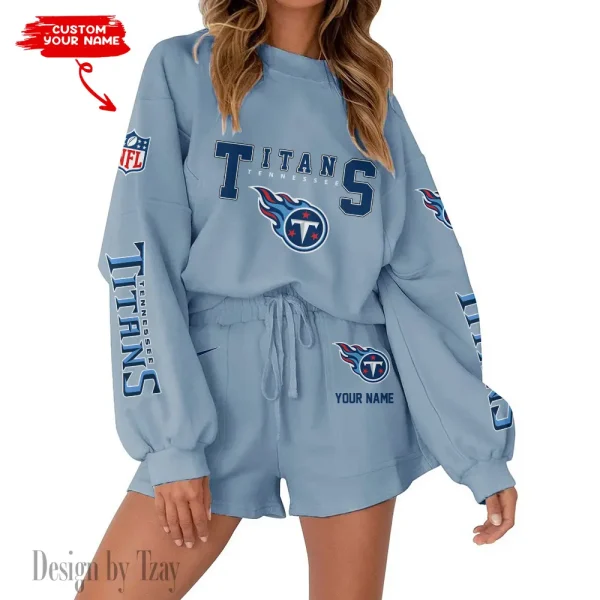 Tennessee Titans Fashionable Casual Women's Sweatsuit New 2025 SPTW2POSS031