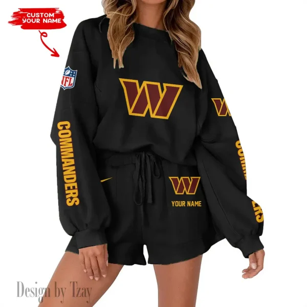 Washington Commanders Fashionable Casual Women's Sweatsuit New 2025 SPTW2POSS032