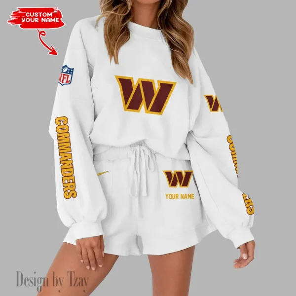 Washington Commanders Fashionable Casual Women's Sweatsuit New 2025 SPTW2POSS032 - Image 2