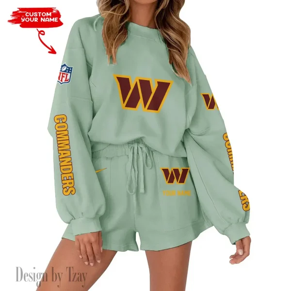 Washington Commanders Fashionable Casual Women's Sweatsuit New 2025 SPTW2POSS032 - Image 3