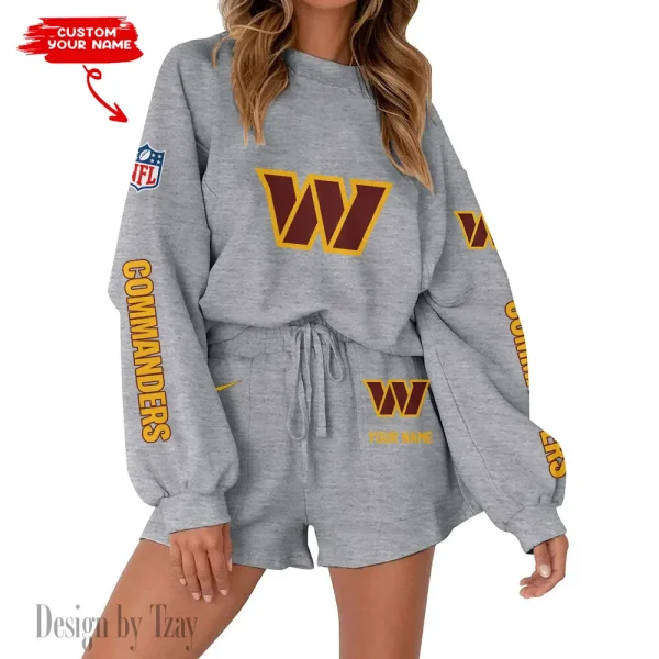 Washington Commanders Fashionable Casual Women's Sweatsuit New 2025 SPTW2POSS032 - Image 4