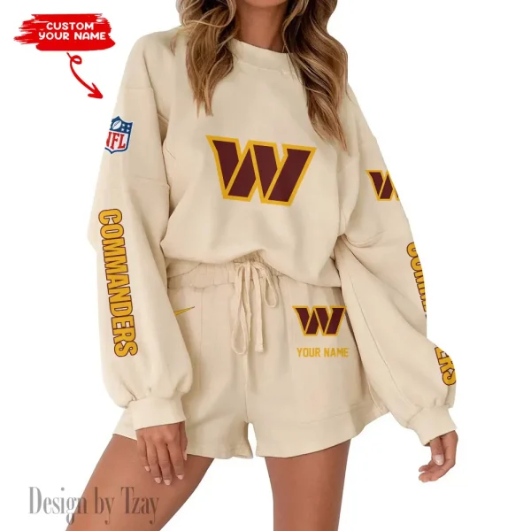 Washington Commanders Fashionable Casual Women's Sweatsuit New 2025 SPTW2POSS032 - Image 6