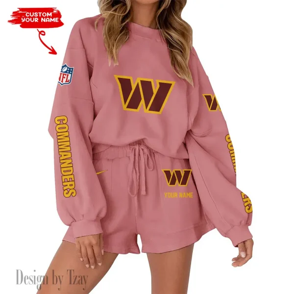 Washington Commanders Fashionable Casual Women's Sweatsuit New 2025 SPTW2POSS032 - Image 7