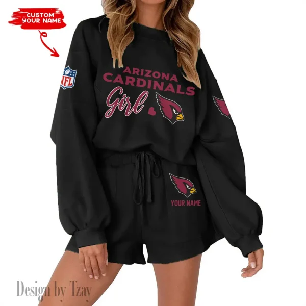 Arizona Cardinals Fashionable Casual Women's Sweatsuit New 2025 SPTW2POSS065