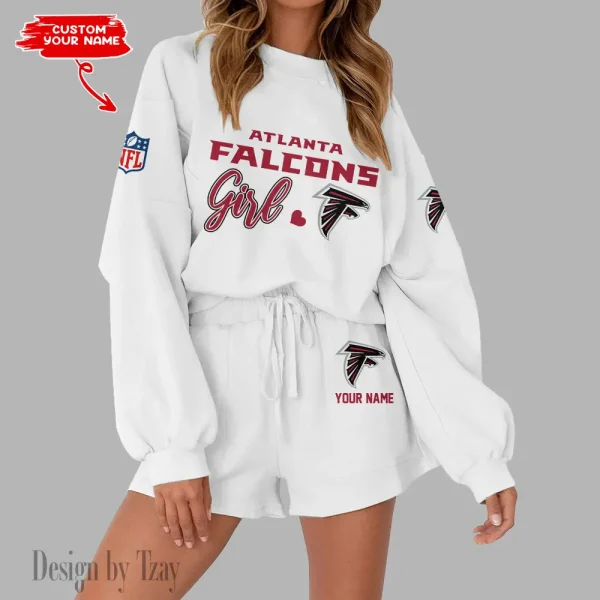 Atlanta Falcons Fashionable Casual Women's Sweatsuit New 2025 SPTW2POSS066 - Image 2