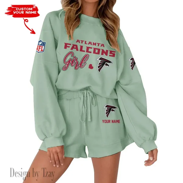 Atlanta Falcons Fashionable Casual Women's Sweatsuit New 2025 SPTW2POSS066 - Image 3