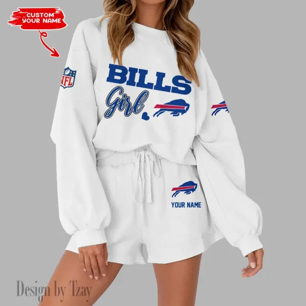 Buffalo Bills Fashionable Casual Women's Sweatsuit New 2025 SPTW2POSS068 - Image 2