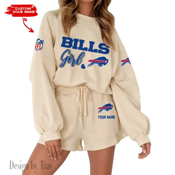 Buffalo Bills Fashionable Casual Women's Sweatsuit New 2025 SPTW2POSS068 - Image 6