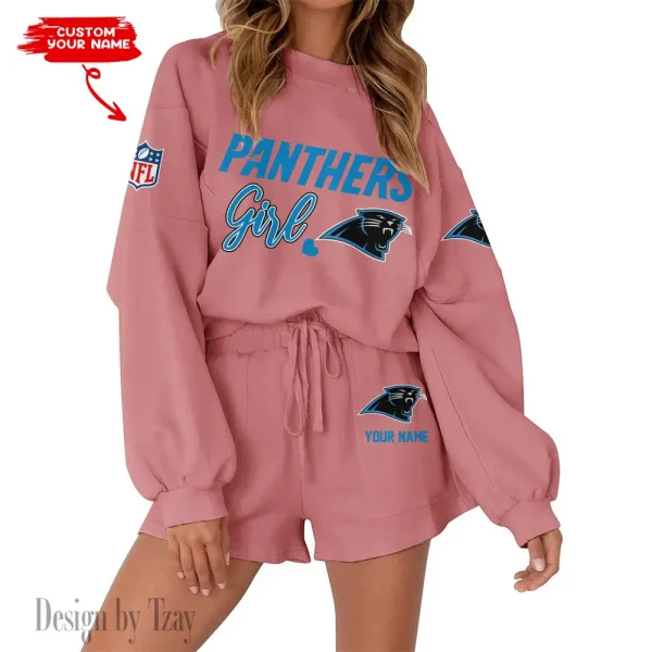 Carolina Panthers Fashionable Casual Women's Sweatsuit New 2025 SPTW2POSS069 - Image 2