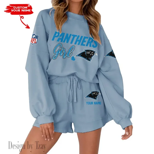 Carolina Panthers Fashionable Casual Women's Sweatsuit New 2025 SPTW2POSS069 - Image 4