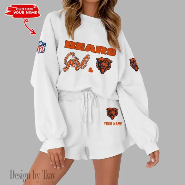 Chicago Bears Fashionable Casual Women's Sweatsuit New 2025 SPTW2POSS070 - Image 2