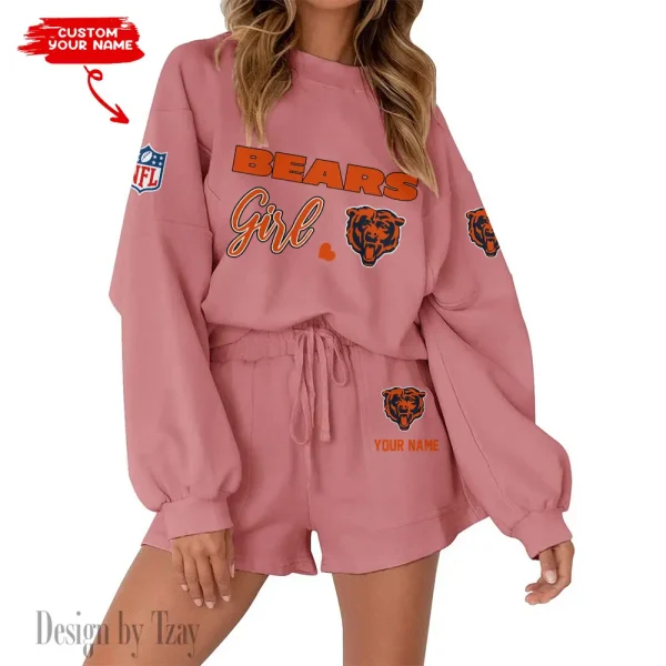 Chicago Bears Fashionable Casual Women's Sweatsuit New 2025 SPTW2POSS070 - Image 7