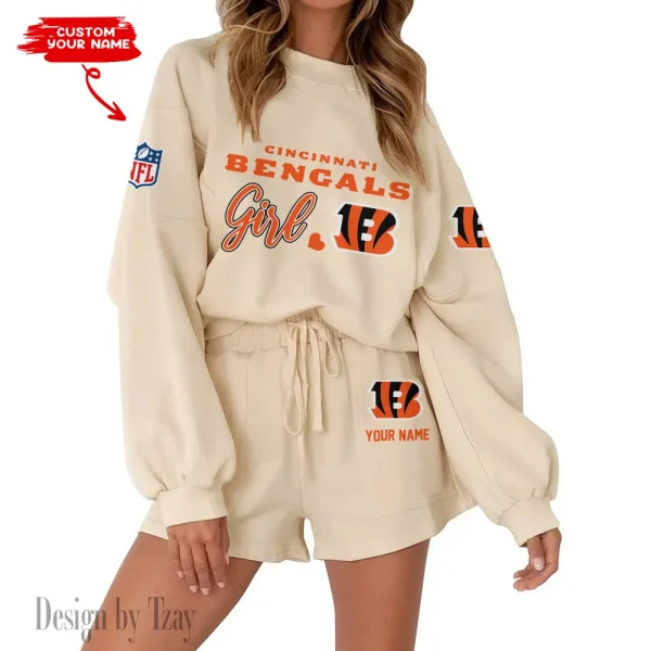 Cincinnati Bengals Fashionable Casual Women's Sweatsuit New 2025 SPTW2POSS071 - Image 3