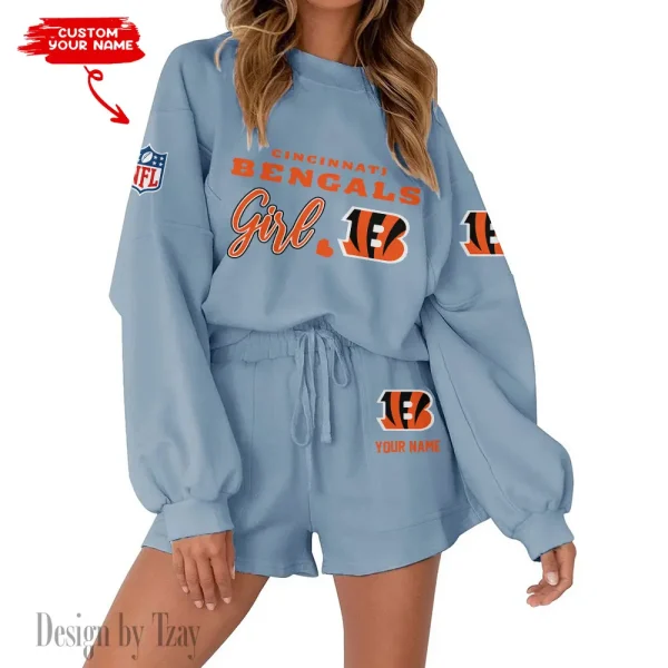Cincinnati Bengals Fashionable Casual Women's Sweatsuit New 2025 SPTW2POSS071 - Image 4