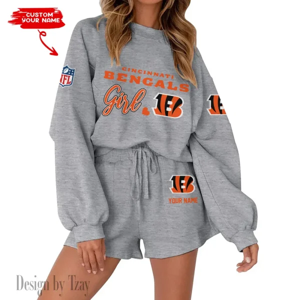 Cincinnati Bengals Fashionable Casual Women's Sweatsuit New 2025 SPTW2POSS071 - Image 5