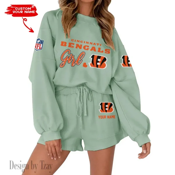 Cincinnati Bengals Fashionable Casual Women's Sweatsuit New 2025 SPTW2POSS071 - Image 6