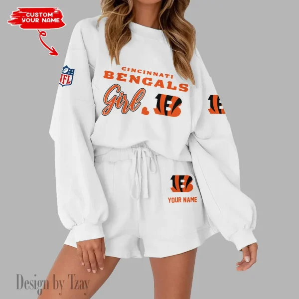 Cincinnati Bengals Fashionable Casual Women's Sweatsuit New 2025 SPTW2POSS071 - Image 7